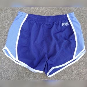 Everlast Women's Blue and White Shorts